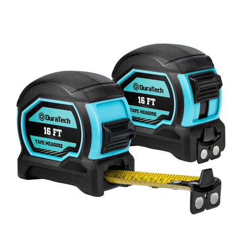 DURATECH magnetic tape measure front view for rugged site use