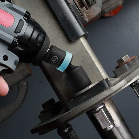 DURATECH metric socket set in action for automotive and machinery maintenance.