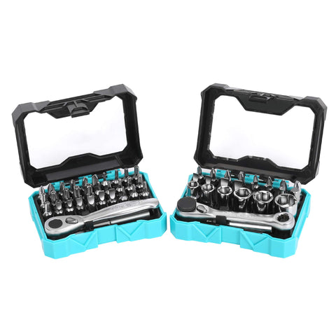 DURATECH mini ratchet palm-size for tight spaces and precise turning.