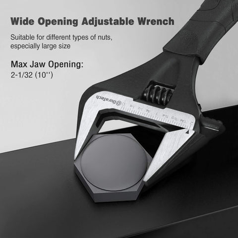 Duratech non-slip grip provides comfort and control in tight spaces.