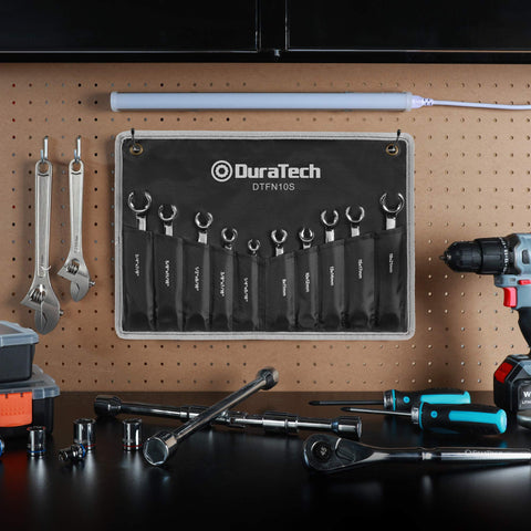 DURATECH open-side design fits tubing lines in automotive work.