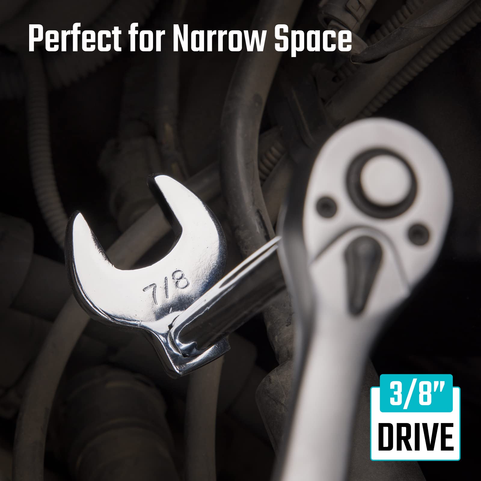 DURATECH polished chrome finish resists rust and provides smooth operation