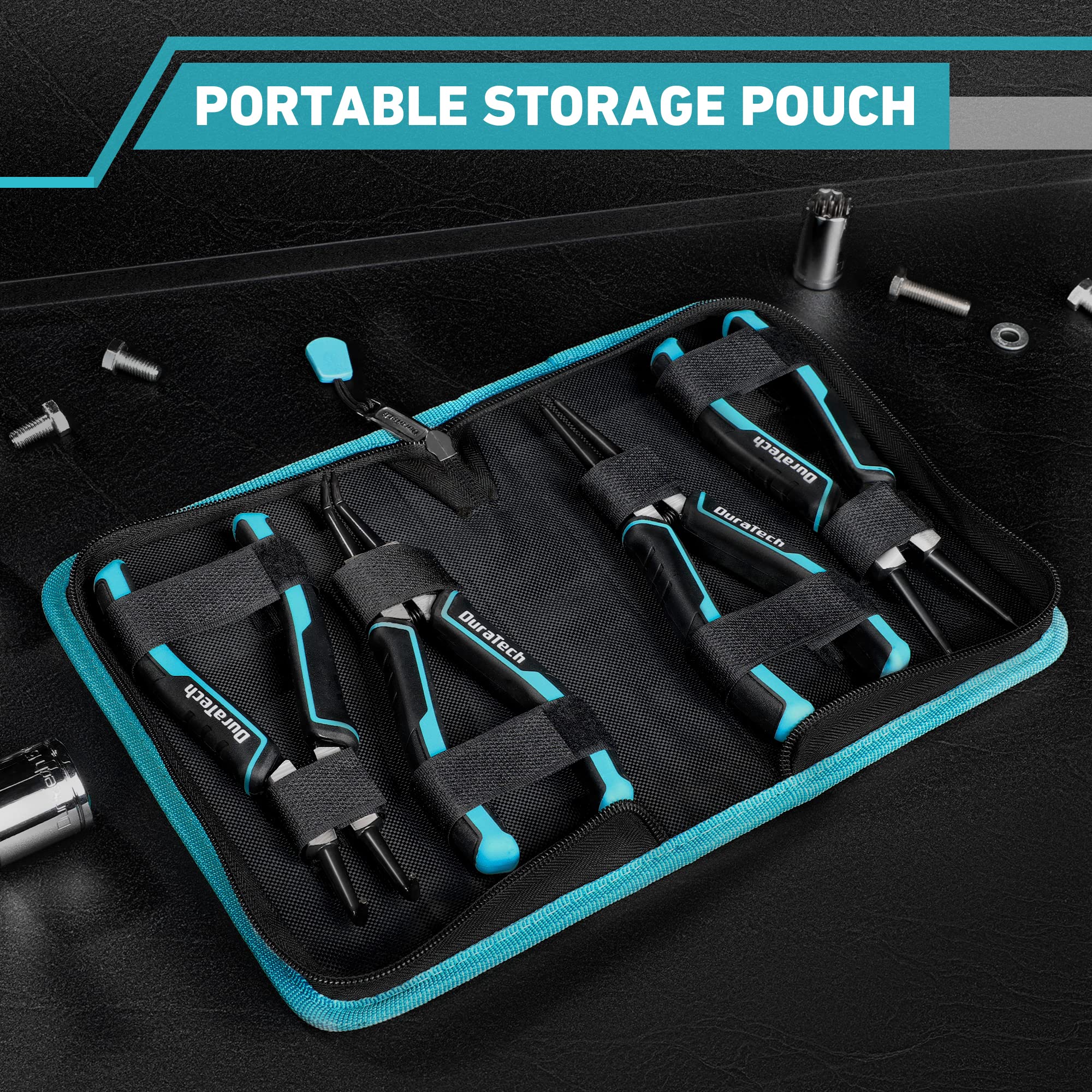DuraTech precision spring-loaded action improves one-handed operation