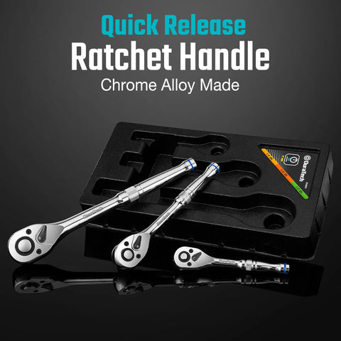Duratech ergonomic knurled handle provides secure grip during long sessions.