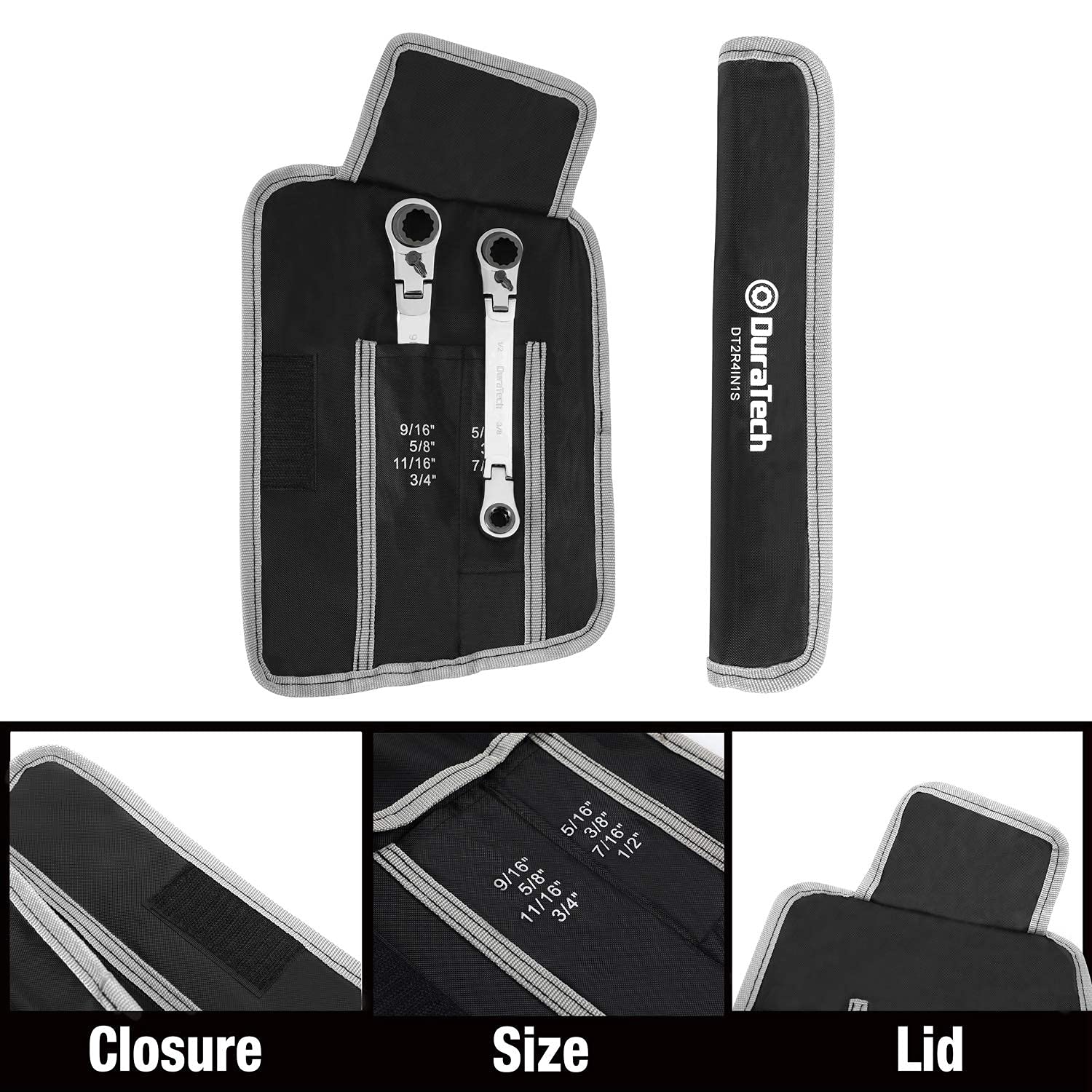 Duratech reversible lever lets you change direction without removal.
