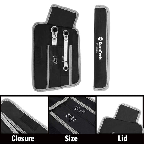 Duratech reversible lever lets you change direction without removal.