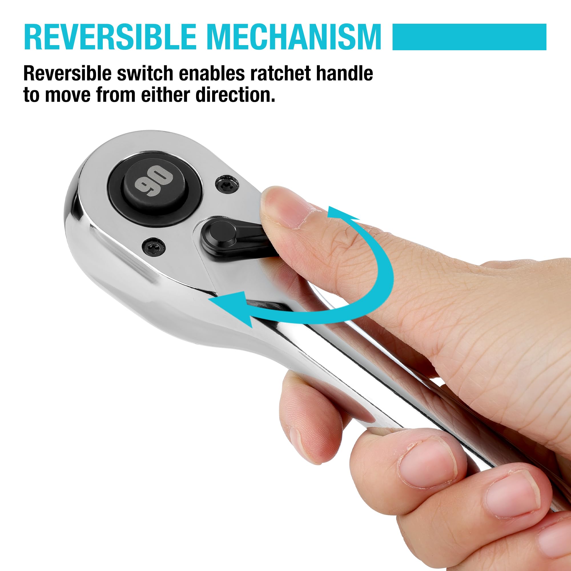 DURATECH reversible switch for easy direction changes
