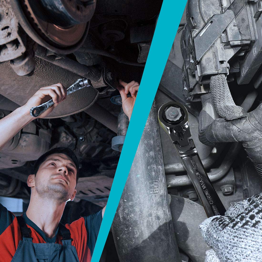 Duratech rolling pouch keeps wrenches organized and portable.