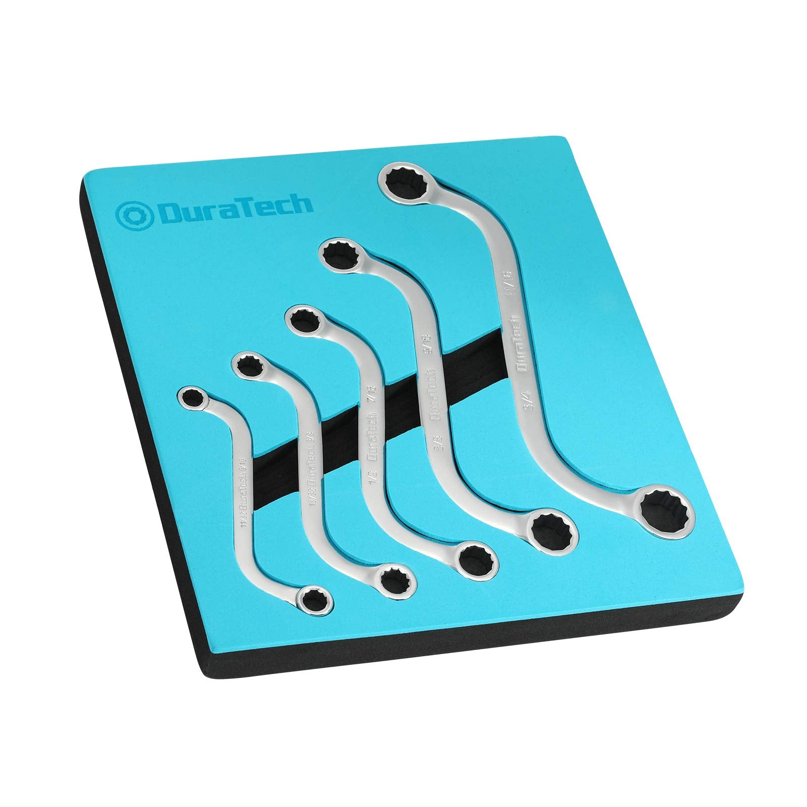 DURATECH S-Style 12-point box ends for secure fastener engagement.