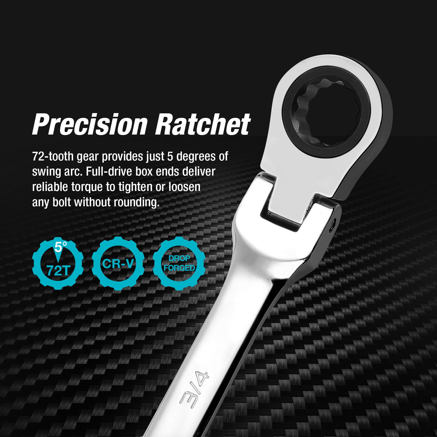 DURATECH SAE 5-piece wrenches ideal for automotive tasks