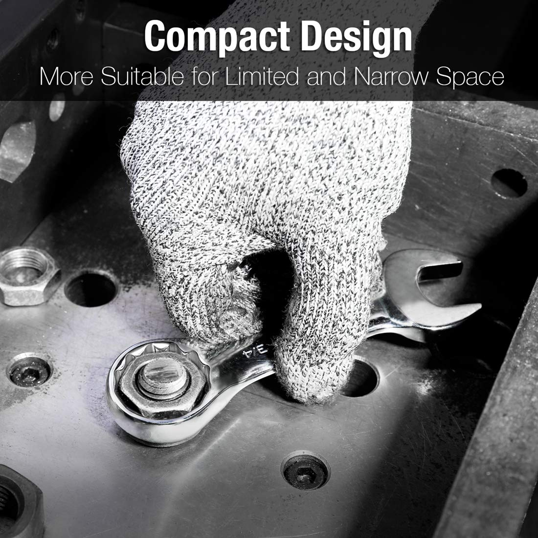 DURATECH SAE sizes range 3/8 to 1 inch.