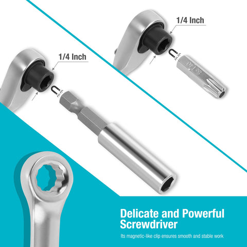 DURATECH slotted bits handle flat-head screws in tight spaces.