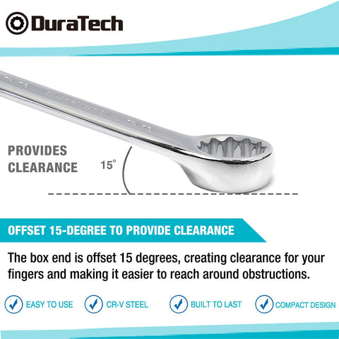 DURATECH CR-V steel finish resists corrosion.