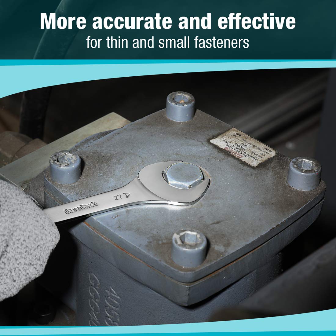 DURATECH 10–12 mm wrenches offer strong torque and durability.