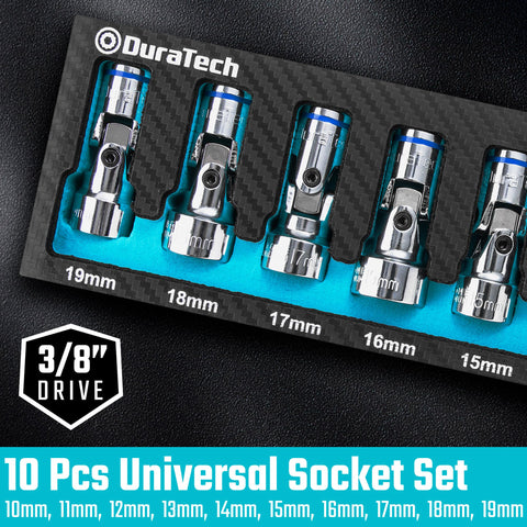 DURATECH swivel socket at 40-degree angle improves access for awkward angles.