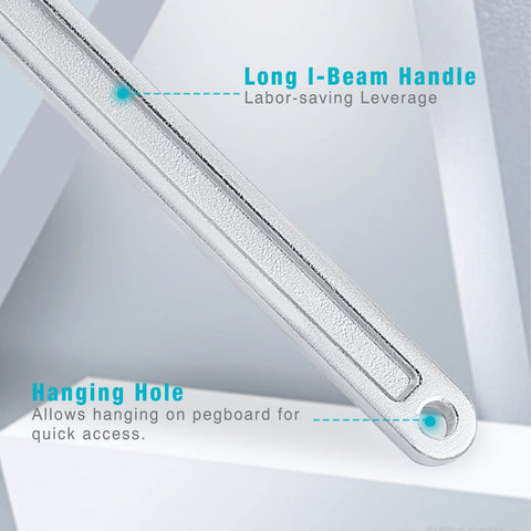 DURATECH chain wrench designed to fit in tight spaces for confined work.