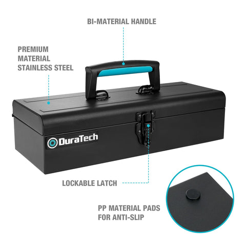 DuraTech Tool Box latch closure ready for secure organization