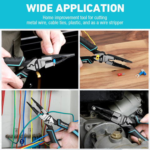 DURATECH wide wire compatibility for electricians and DIY tasks