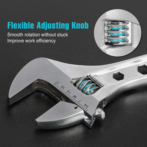 DURATECH 3in1 wrench with box end and hex holes for convenience.