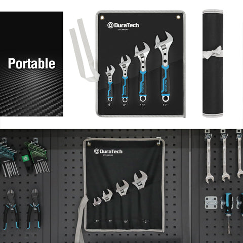 DURATECH rolling kit bag for portable storage and transport.
