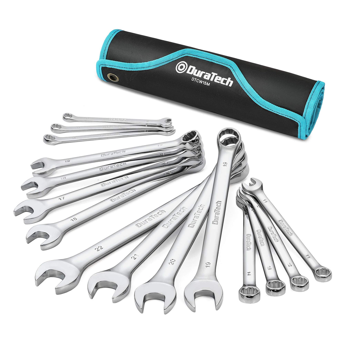 DURATECH wrench set 8mm for accurate metric adjustments.