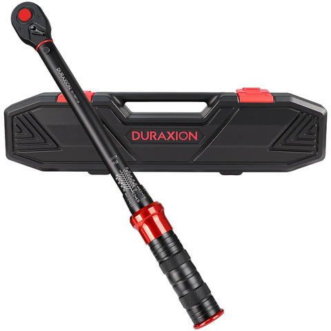 DURAXION torque wrench dual-scale display for quick, precise torque readings.