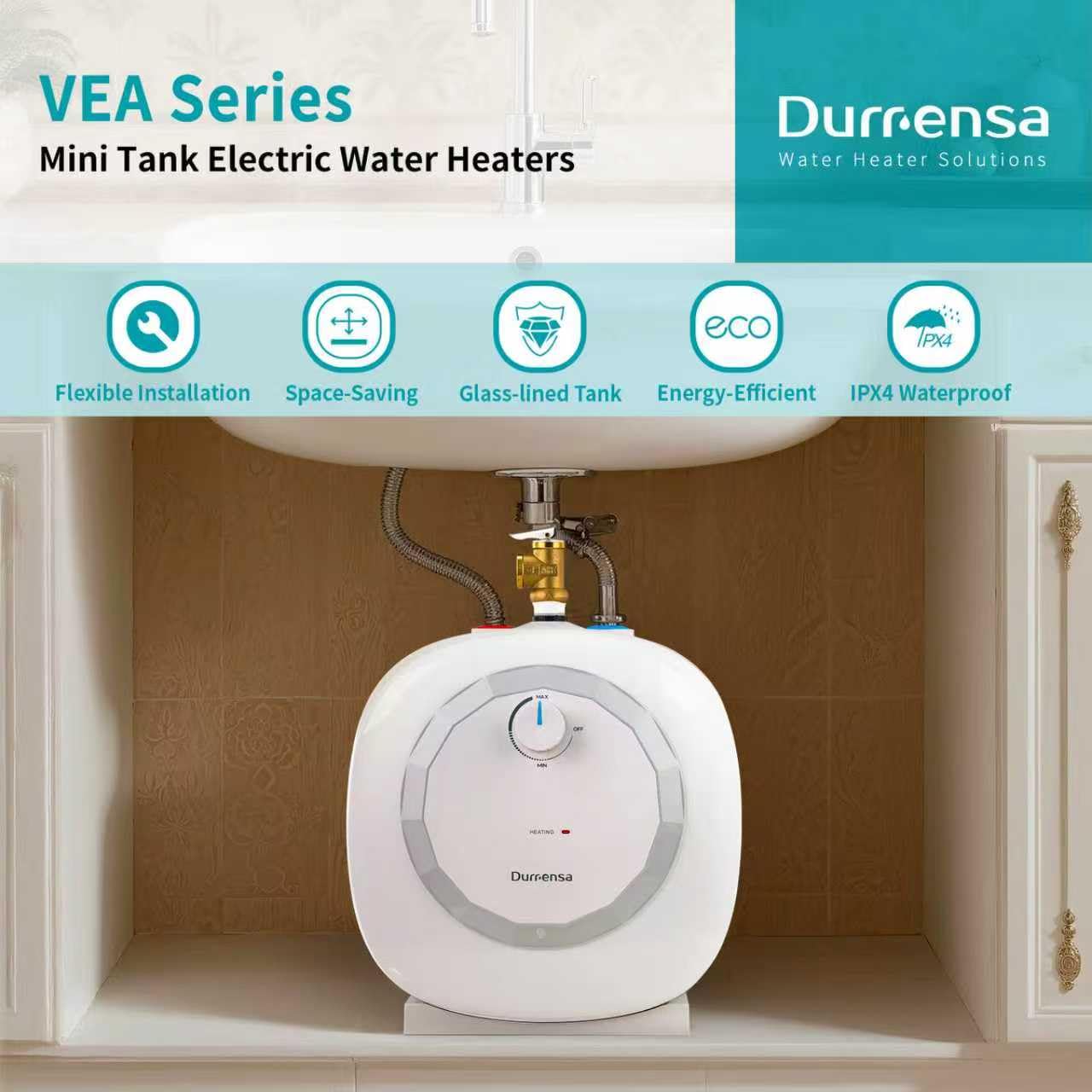 DURRENSA glass-lined tank construction detail for durability