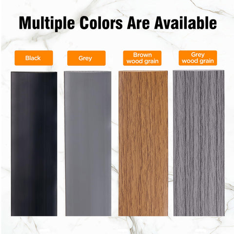 Durteljana gray wood grain finish strip harmonizes tile to wood transitions.