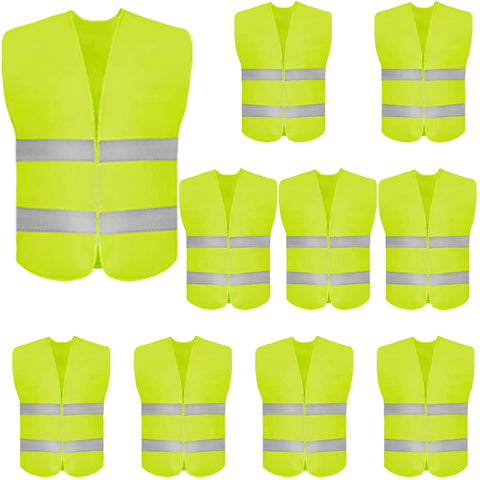 DUSKCOVE high-visibility vest front view improves daytime and low-light visibility