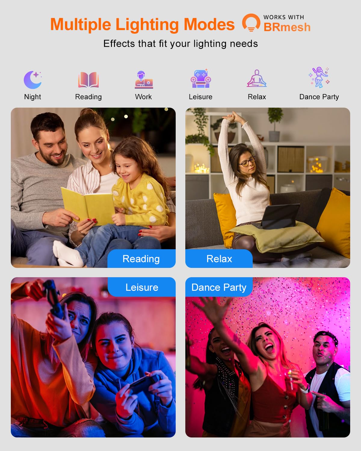 DUSKTEC app group control for multiple lights