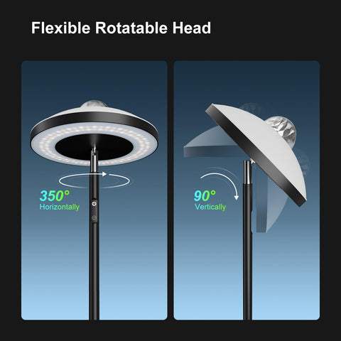 DUSKTEC floor lamp easy assembly in minutes, no tools required.