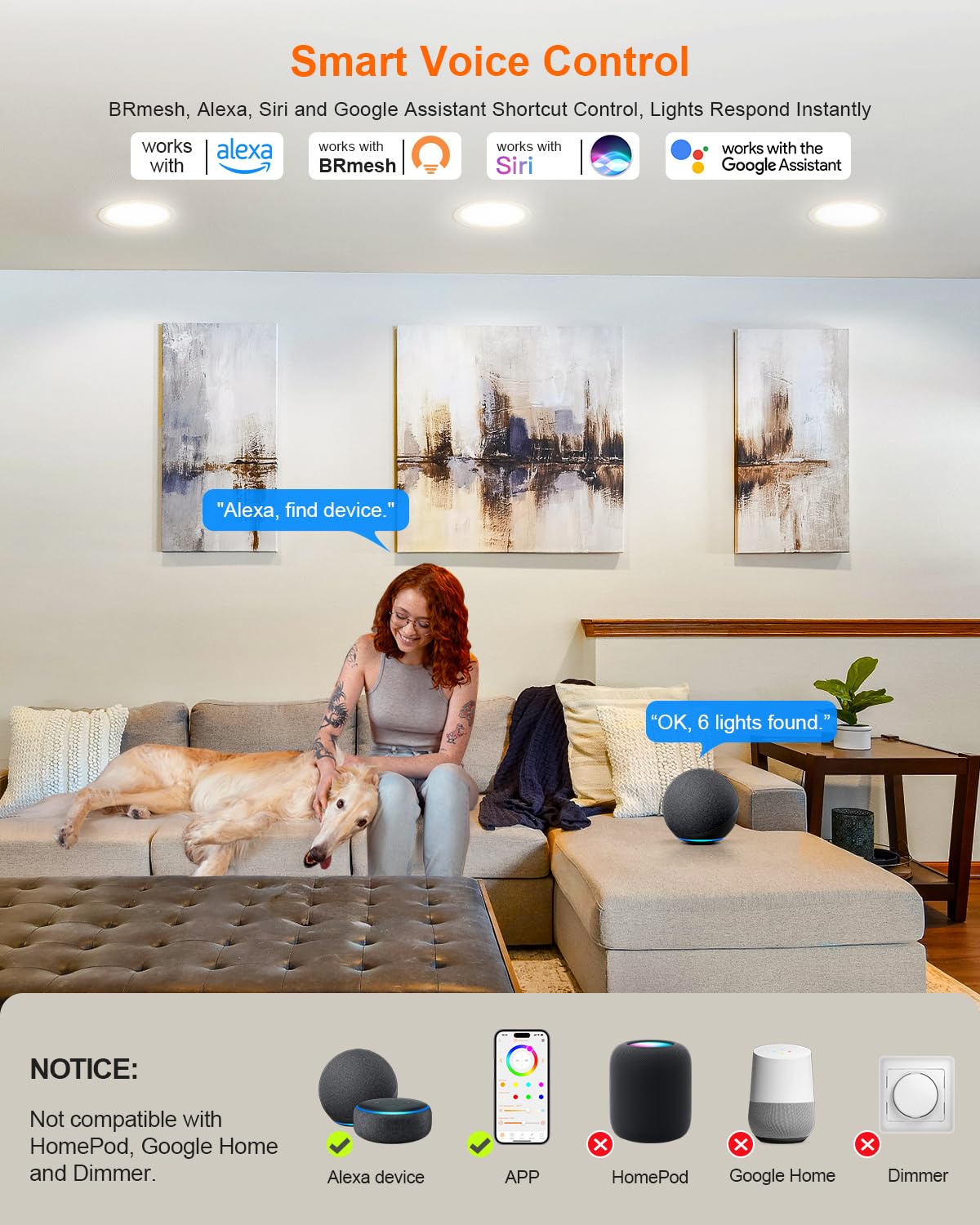 DUSKTEC high CRI recessed light for true colors