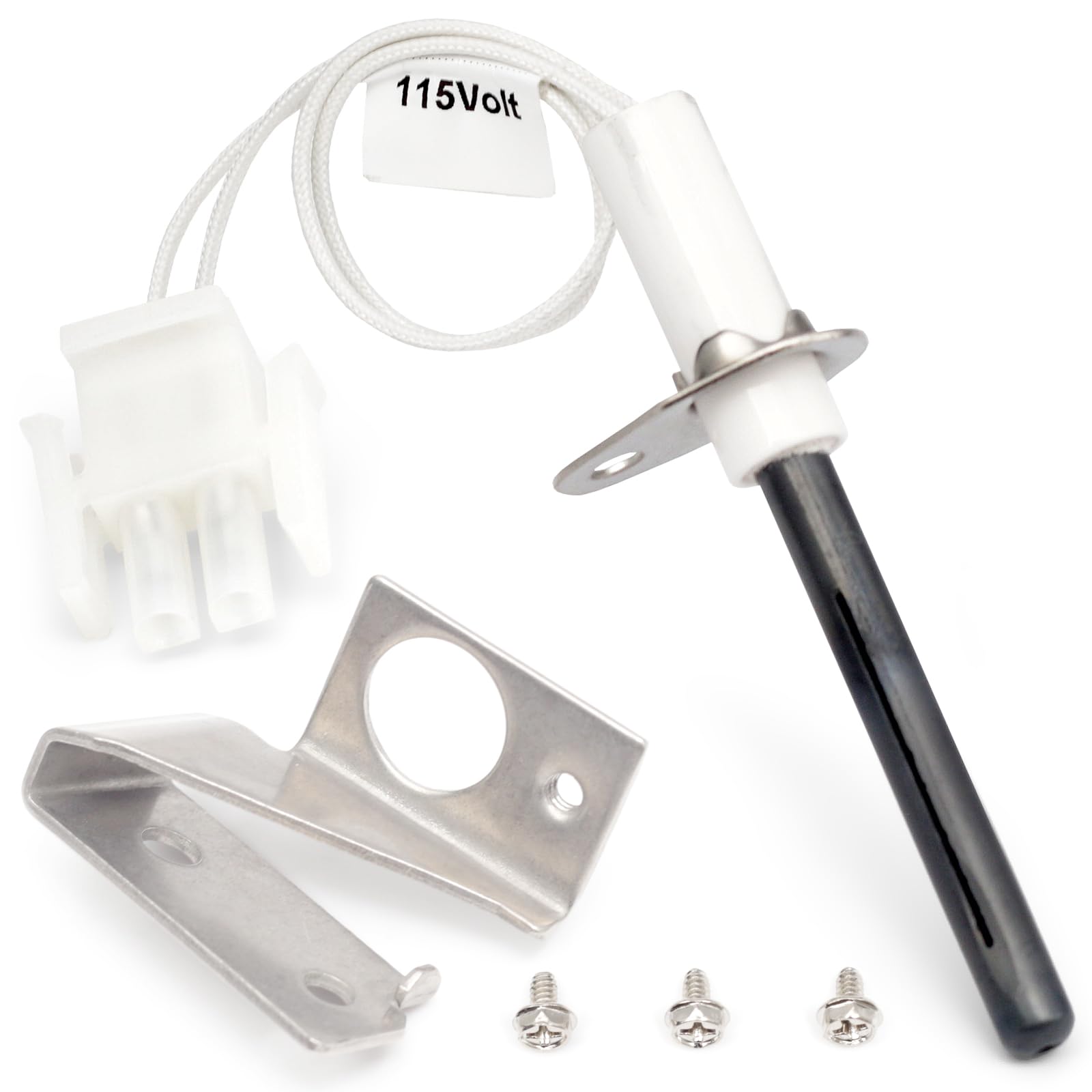 Dusledel 903110A ignitor plug for universal furnace compatibility and reliable ignition.