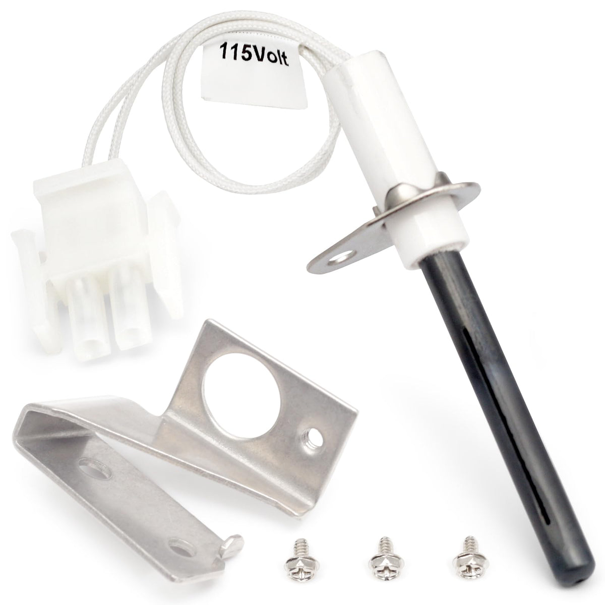 Dusledel 903110A ignitor plug for universal furnace compatibility and reliable ignition.