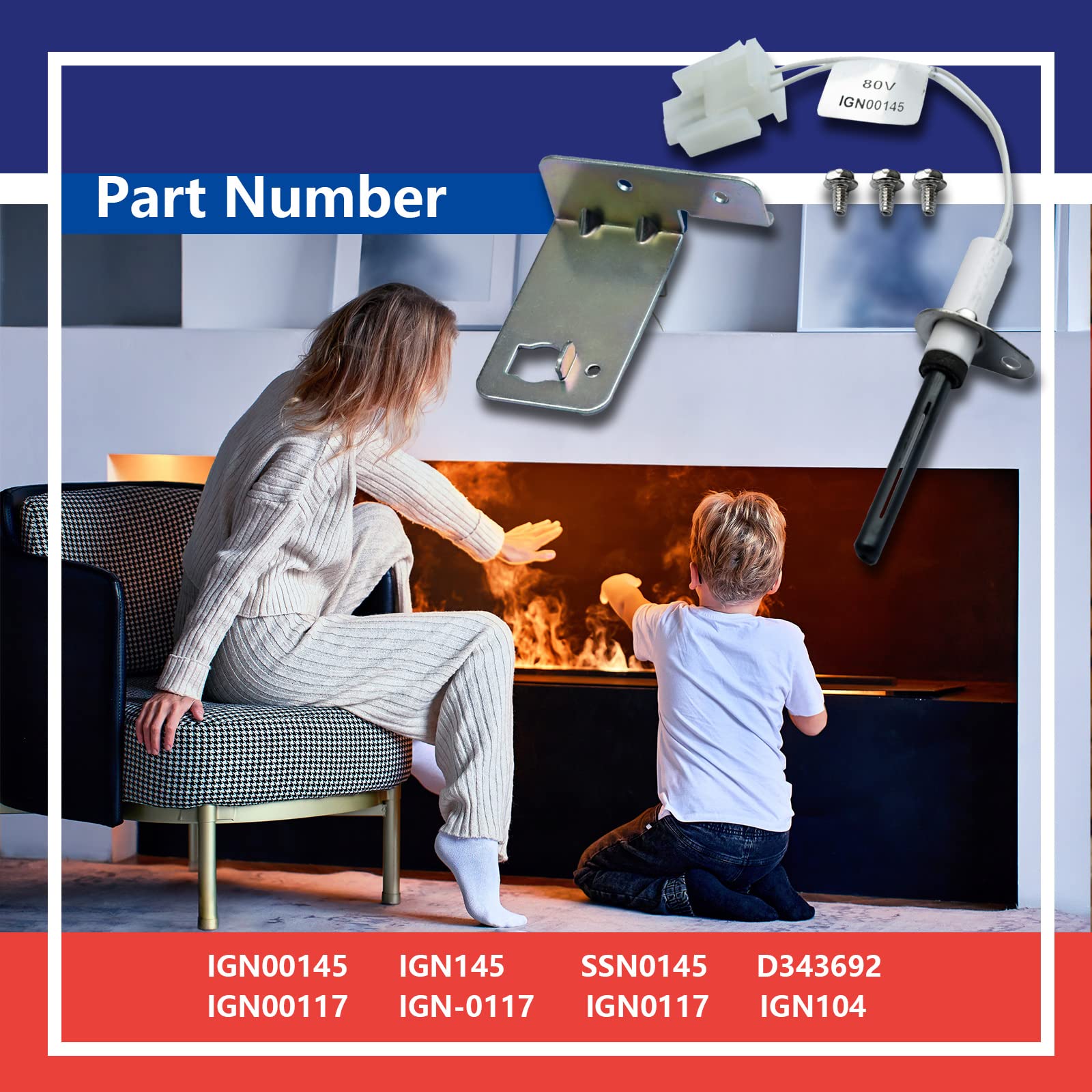 Dusledel-compatible Trane IGN145 igniters maintain model compatibility