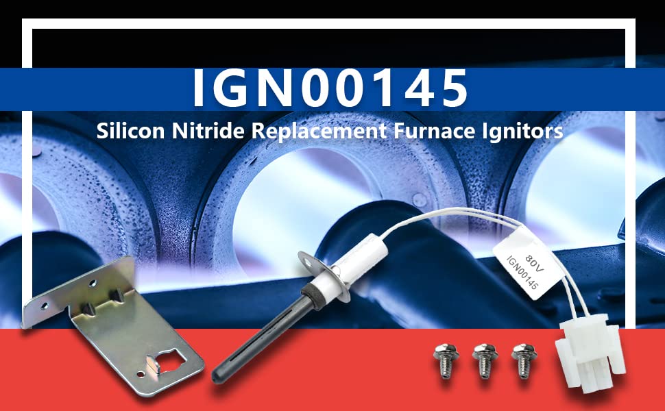 Dusledel hot surface silicon nitride ignitors kit promotes quick startup and durability