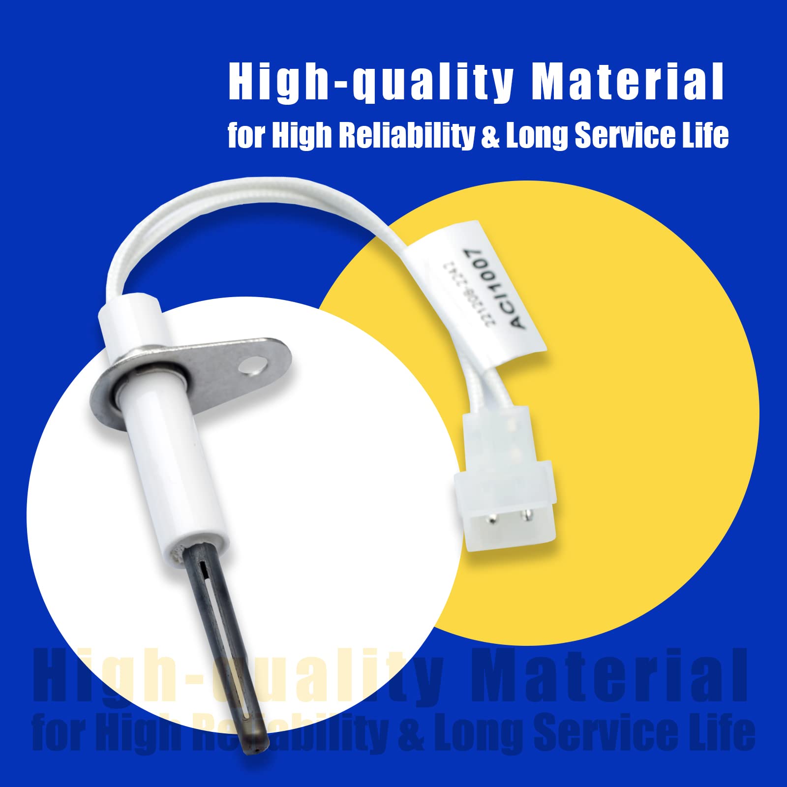 Dusledel white PTFE-coated lead wire ensures safe, high-temperature connections