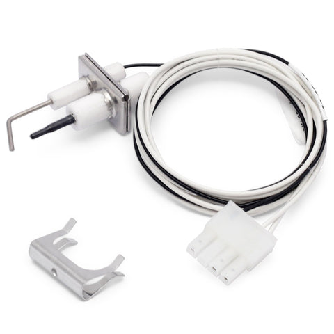 Dusledel Q3400A1024 flame rod assembly close-up showing silicon nitride ignitors for quick ignition