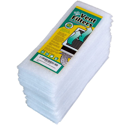 Dust Control vent filters easy-install bottom-register for quick airflow boost