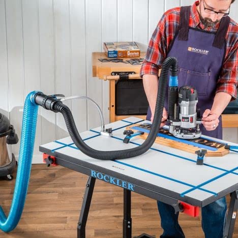 Dust Right blue translucent material resists kinks and stays flexible