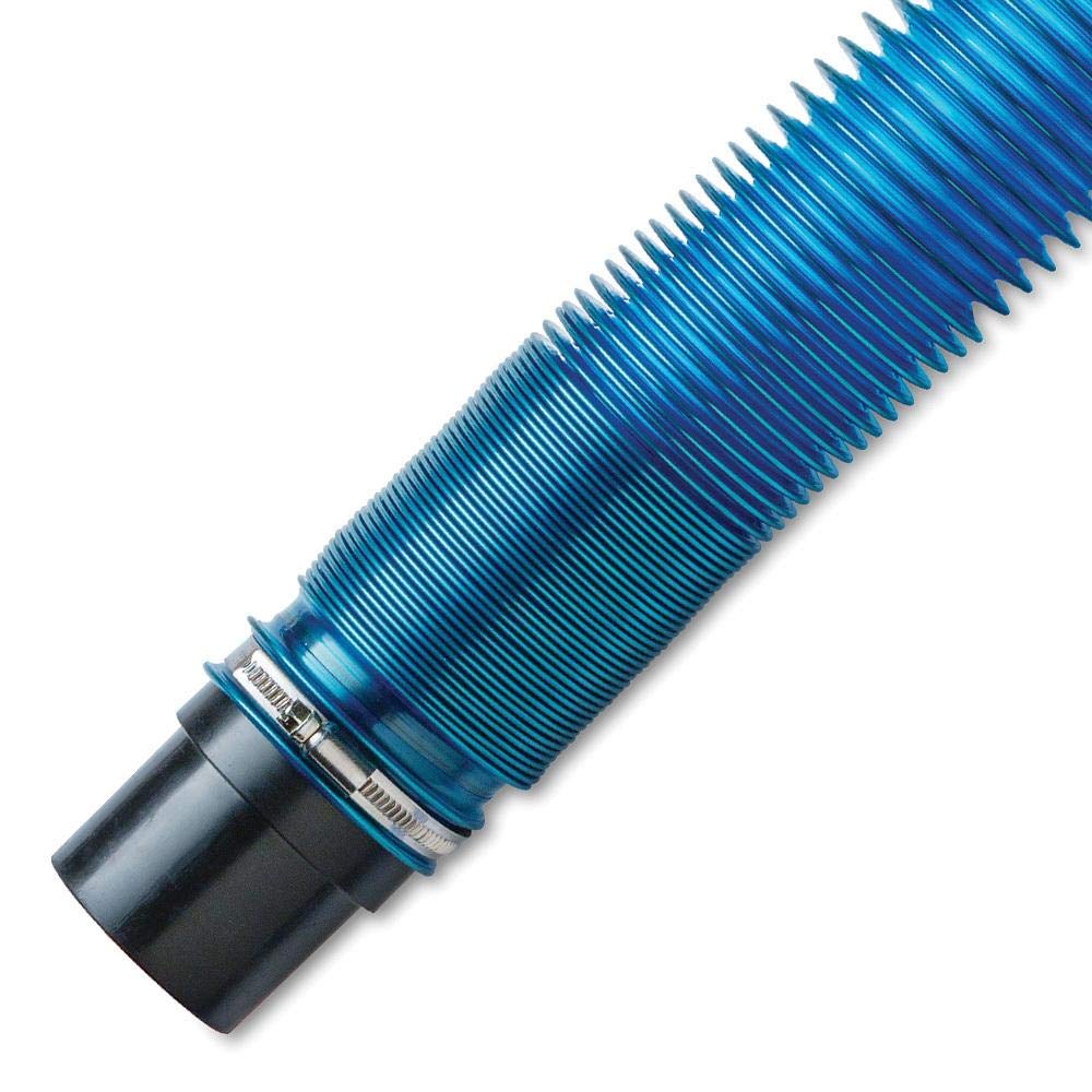 Dust Right expandable hose reaches 12 ft, then collapses for compact storage