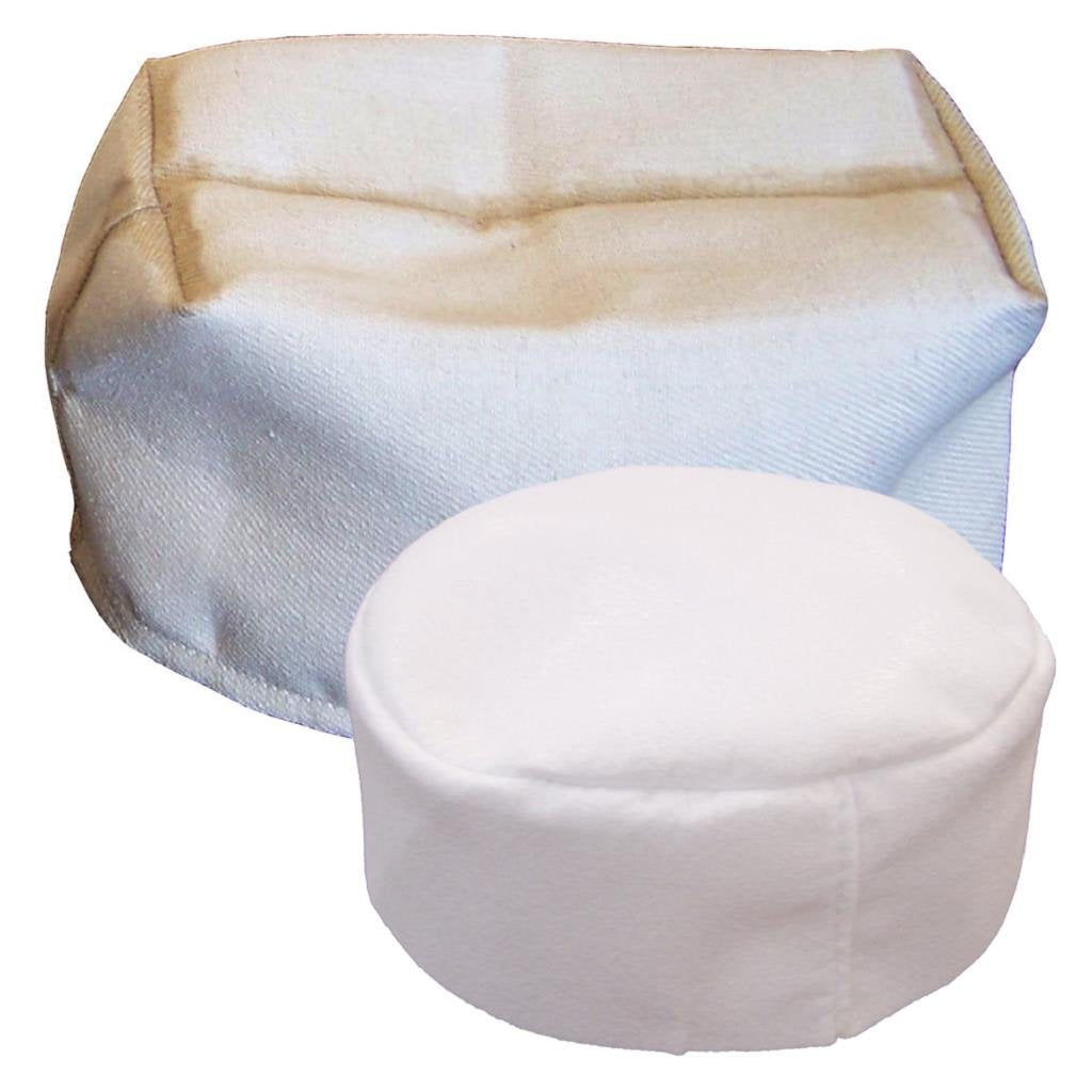 Dustless Cheetah II inner filter close-up, helps keep ashes out of the vacuum motor.