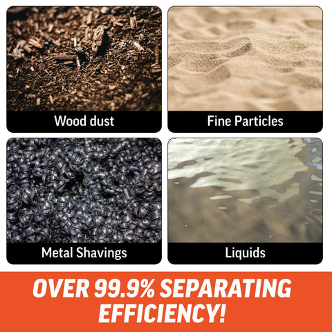Dustopper PRO vacuum system compatibility keeps workflow smooth with 2-1/2 inch fittings.