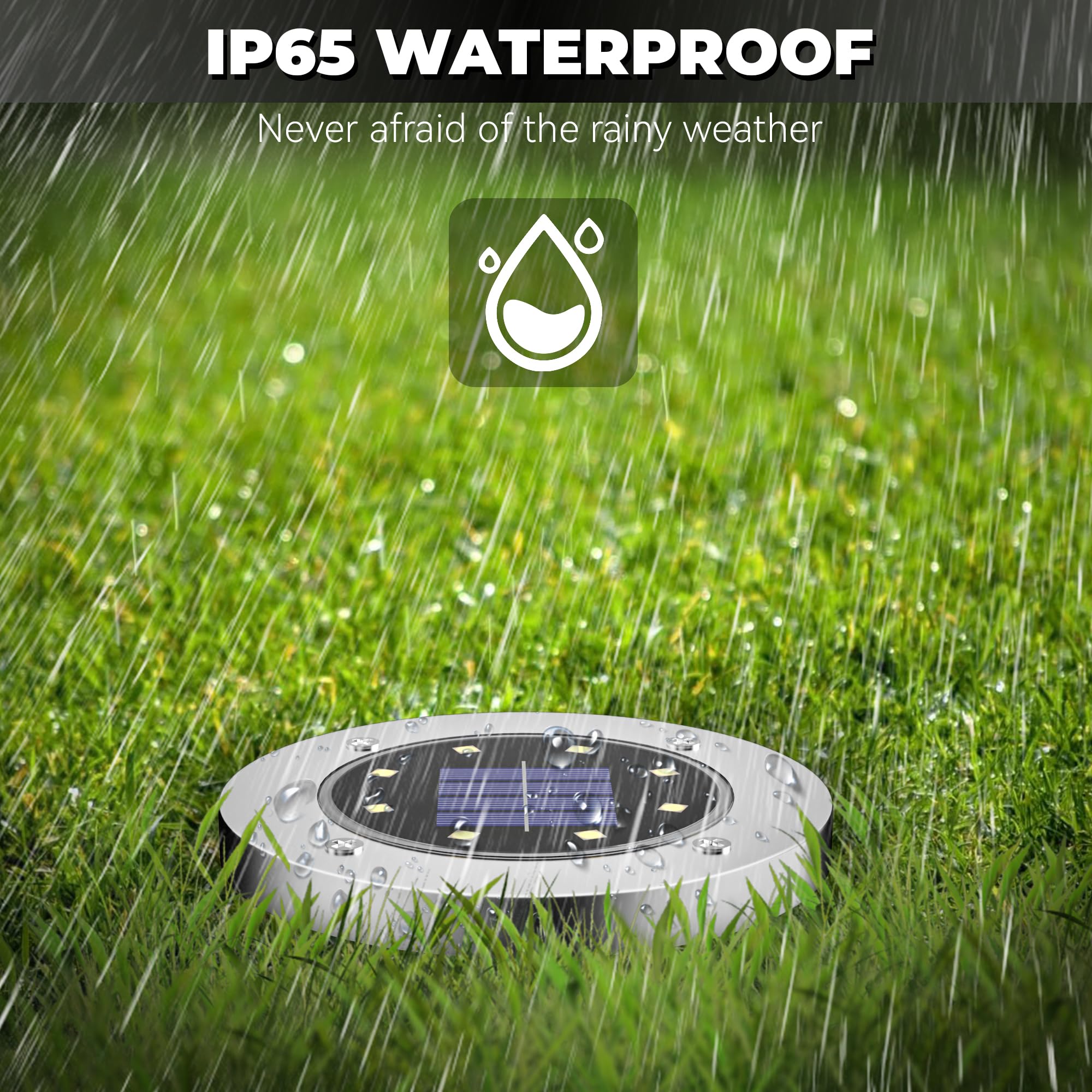 DUUDO lights stay cool to touch and install without wires for a tidy outdoor space.