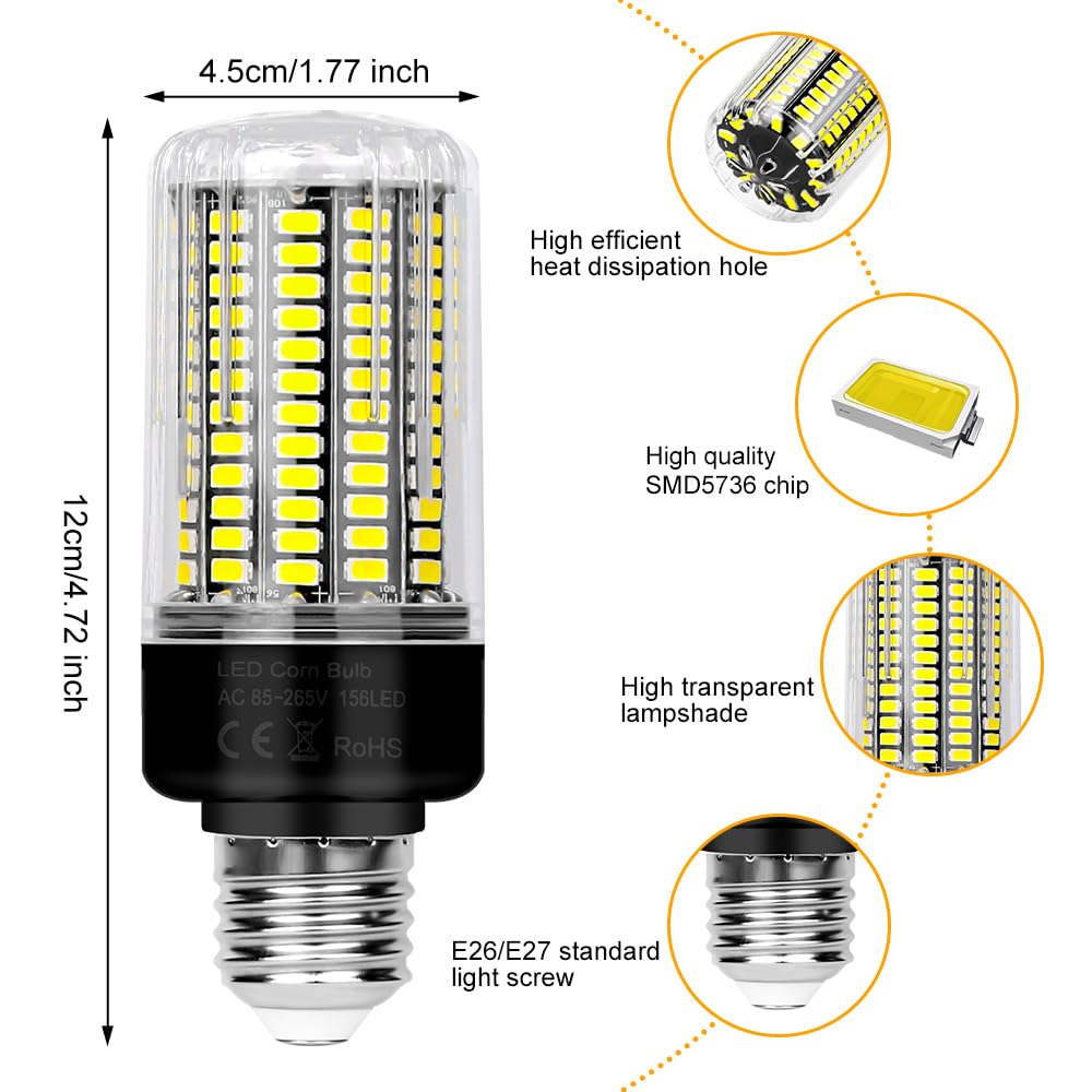 DuuToo kitchen scene with bright 6000K daylight and high lumens