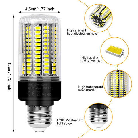 DuuToo kitchen scene with bright 6000K daylight and high lumens
