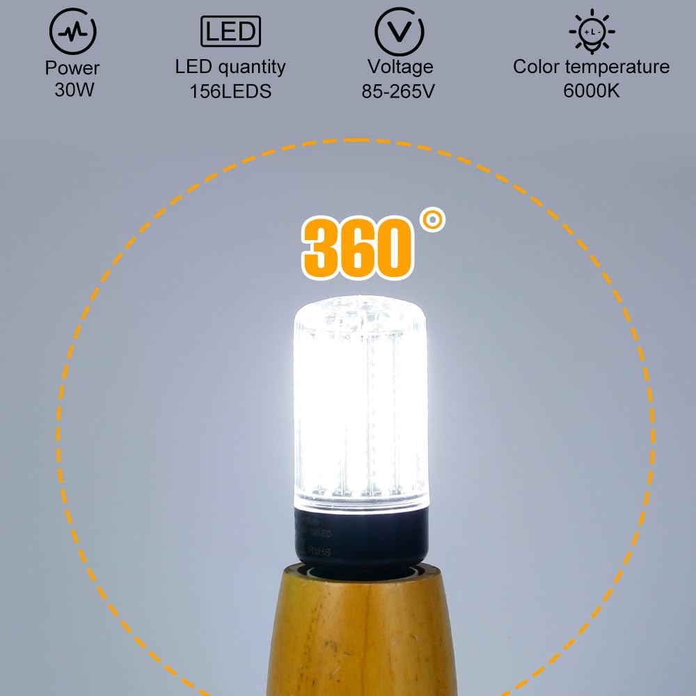 DuuToo 6000K daylight effect for daytime tasks