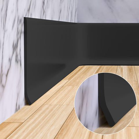 Duzzy baseboard trim suitable for indoor and sheltered outdoor use
