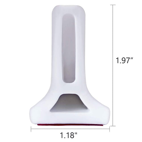 Duzzy water retention dam rolled out, flexible length for diverse shower setups.