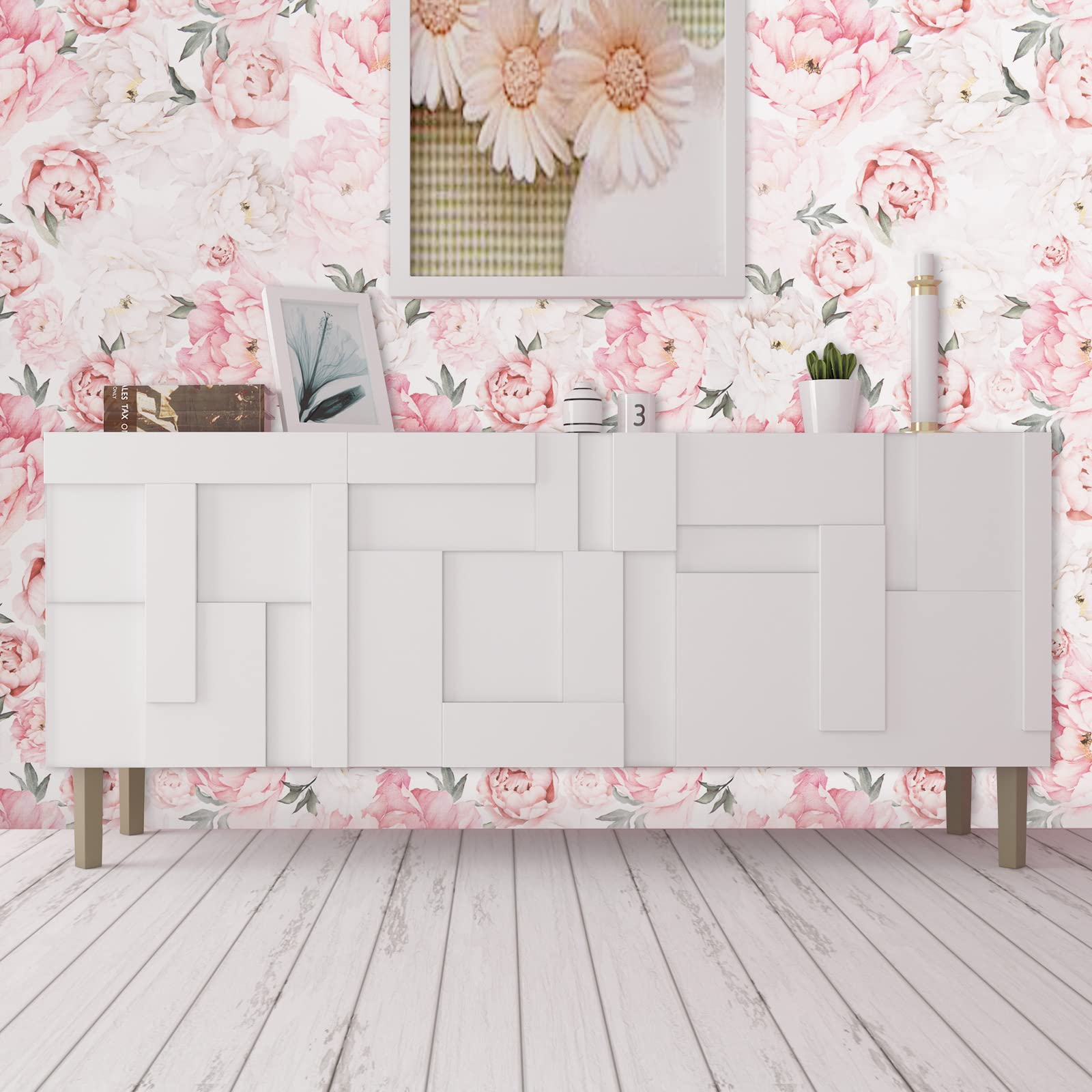 Easy-install and removal wallpaper kit for DIY decorating projects